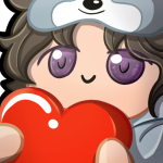 Boop heart emote